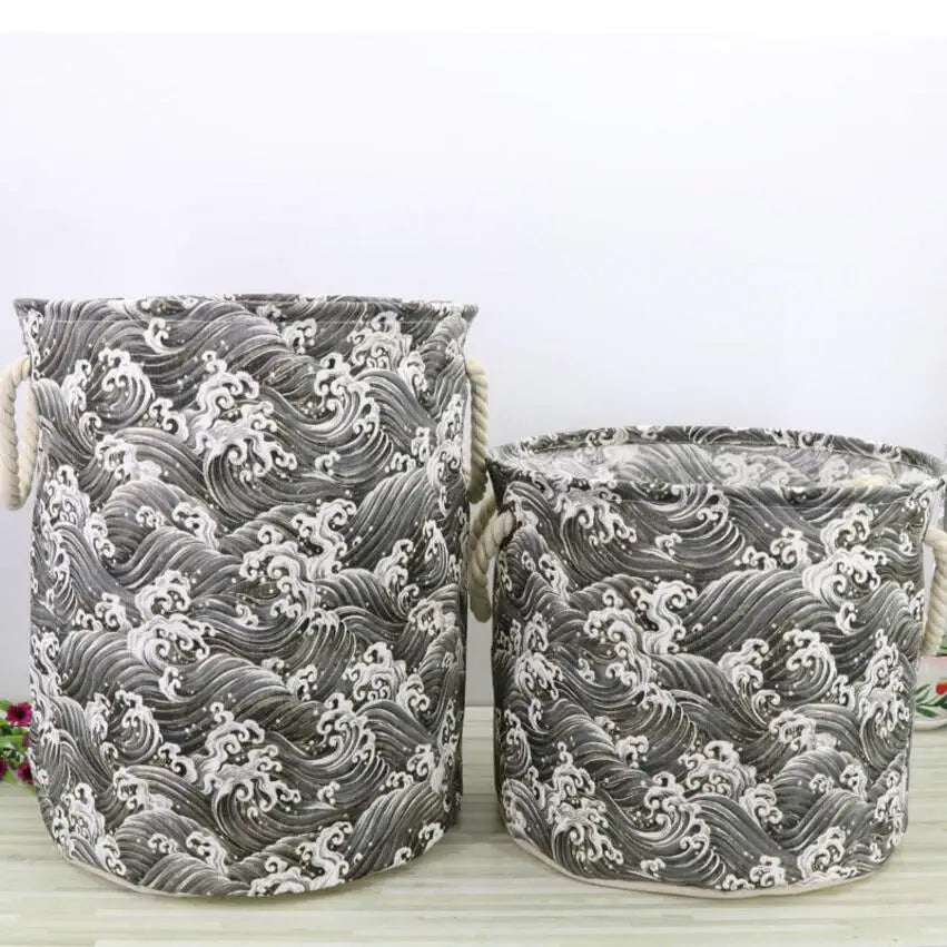 "New Large Waterproof Laundry Hamper - Clothes & Toy Storage Basket"