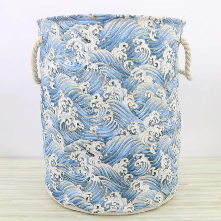 "New Large Waterproof Laundry Hamper - Clothes & Toy Storage Basket"