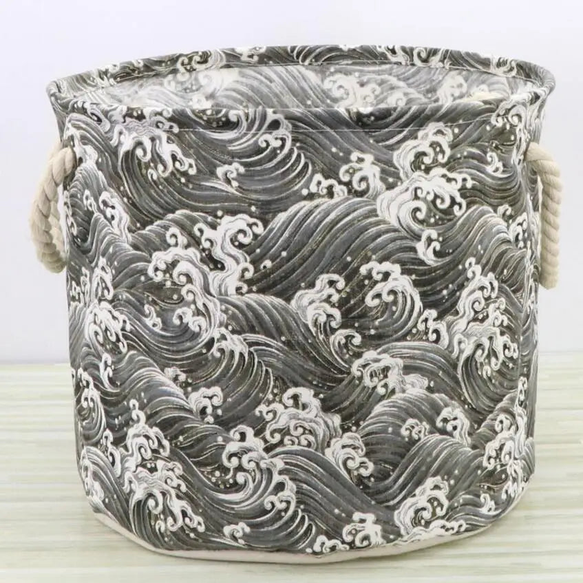 "New Large Waterproof Laundry Hamper - Clothes & Toy Storage Basket"