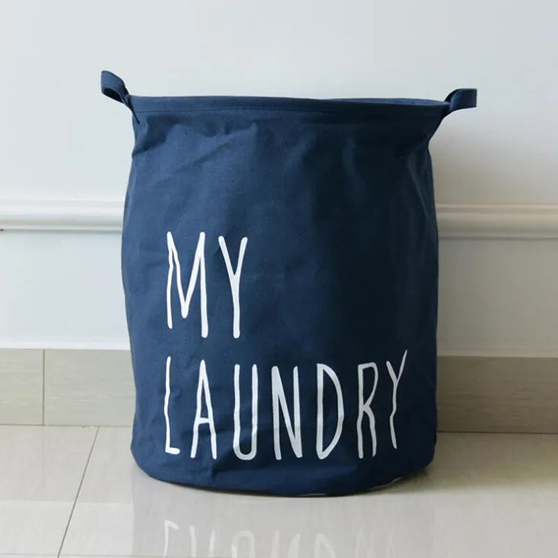 "Large Waterproof Laundry Hamper for Clothes and Toy Storage"