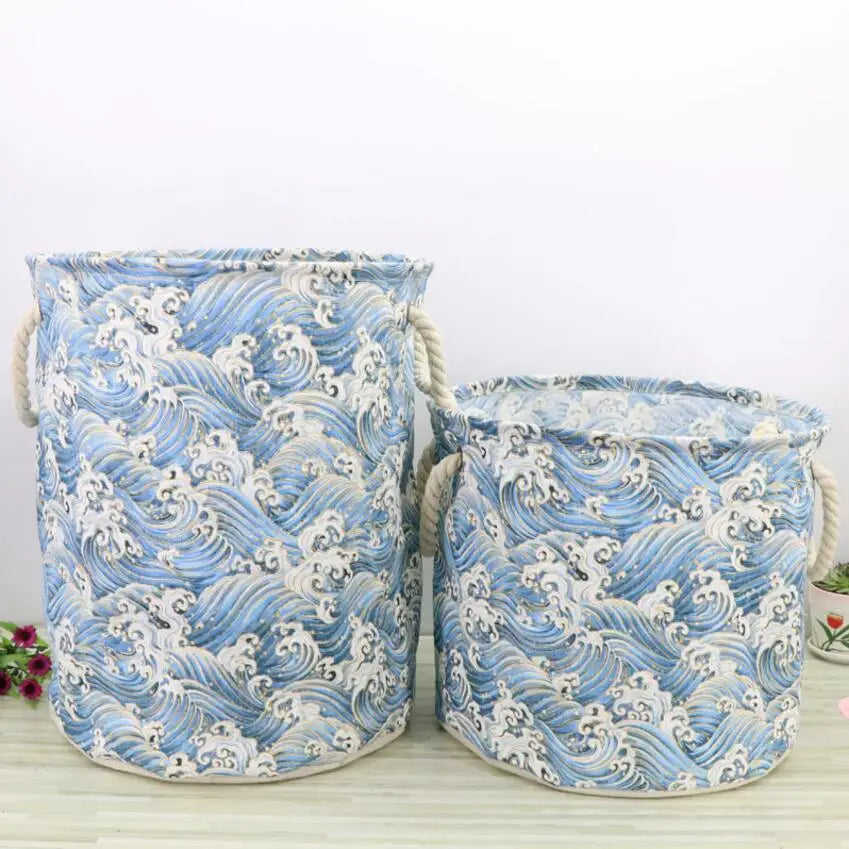 "New Large Waterproof Laundry Hamper - Clothes & Toy Storage Basket"