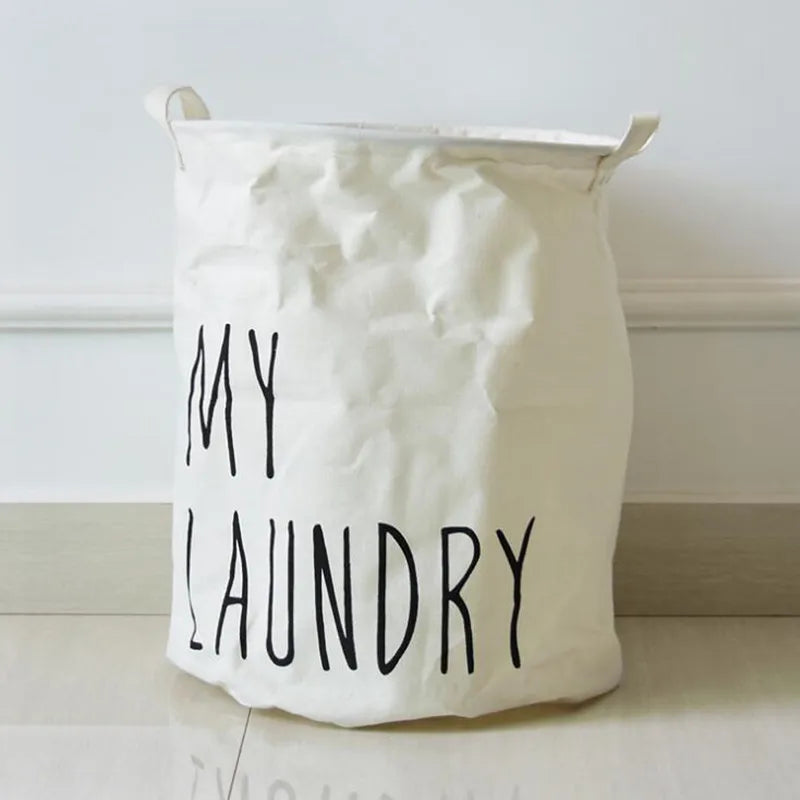 "Large Waterproof Laundry Hamper for Clothes and Toy Storage"