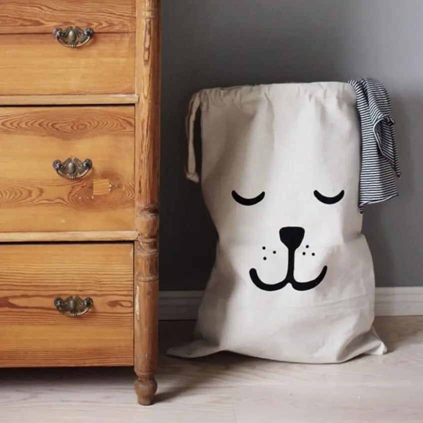 "New Cloth Laundry Hamper - English Alphabet Storage Basket for Kids' Toys"