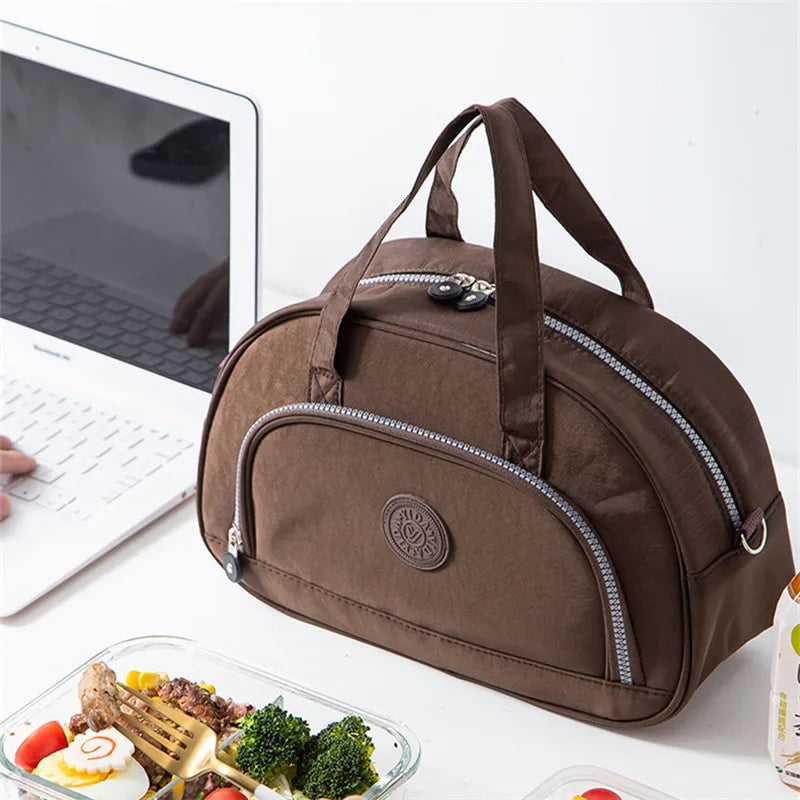 "Thick Thermal Lunch Box Bag for Women School Travel Work Insulated"