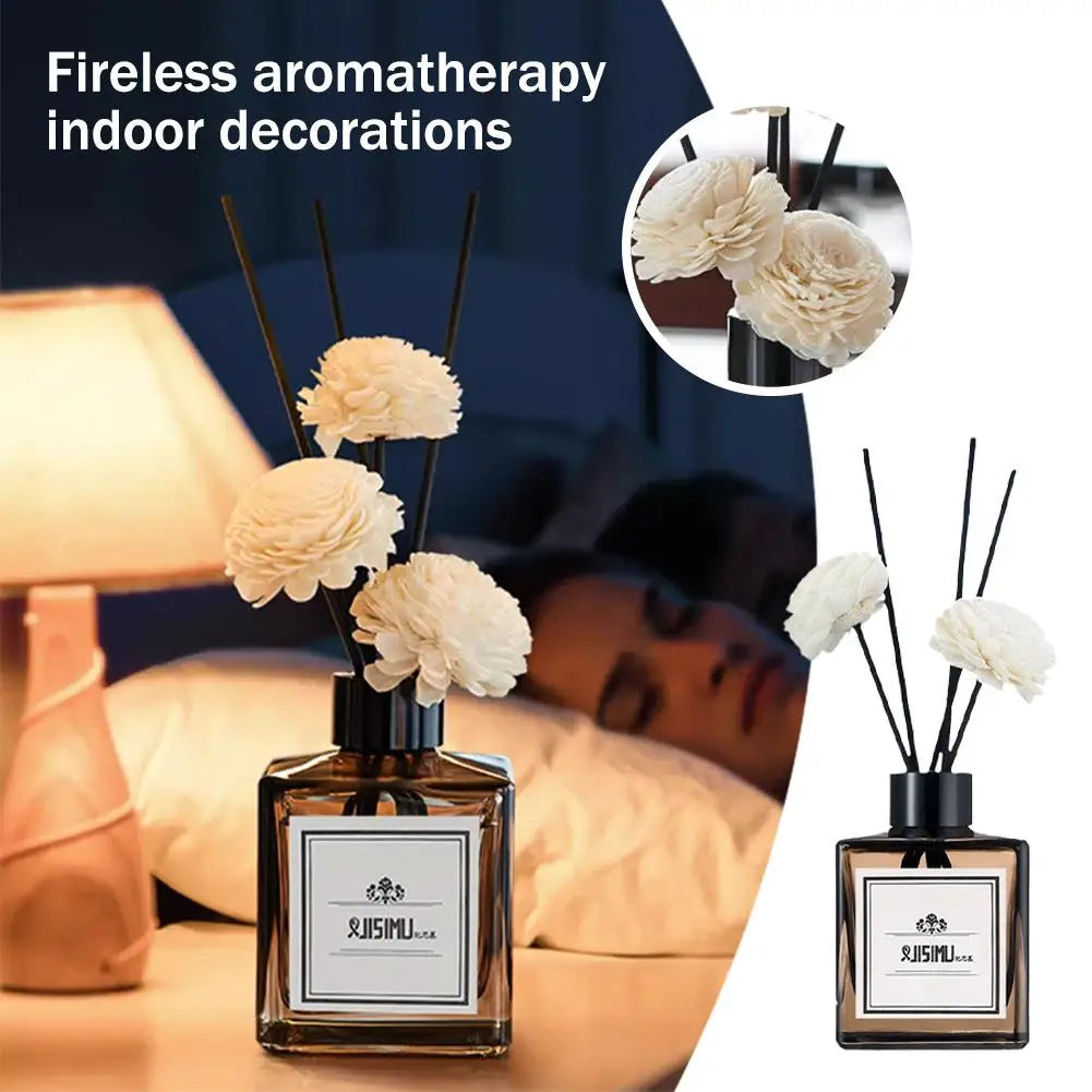 "Fireless Aromatherapy Diffuser - Long-Lasting Floral Home Fragrance for Bathroom"