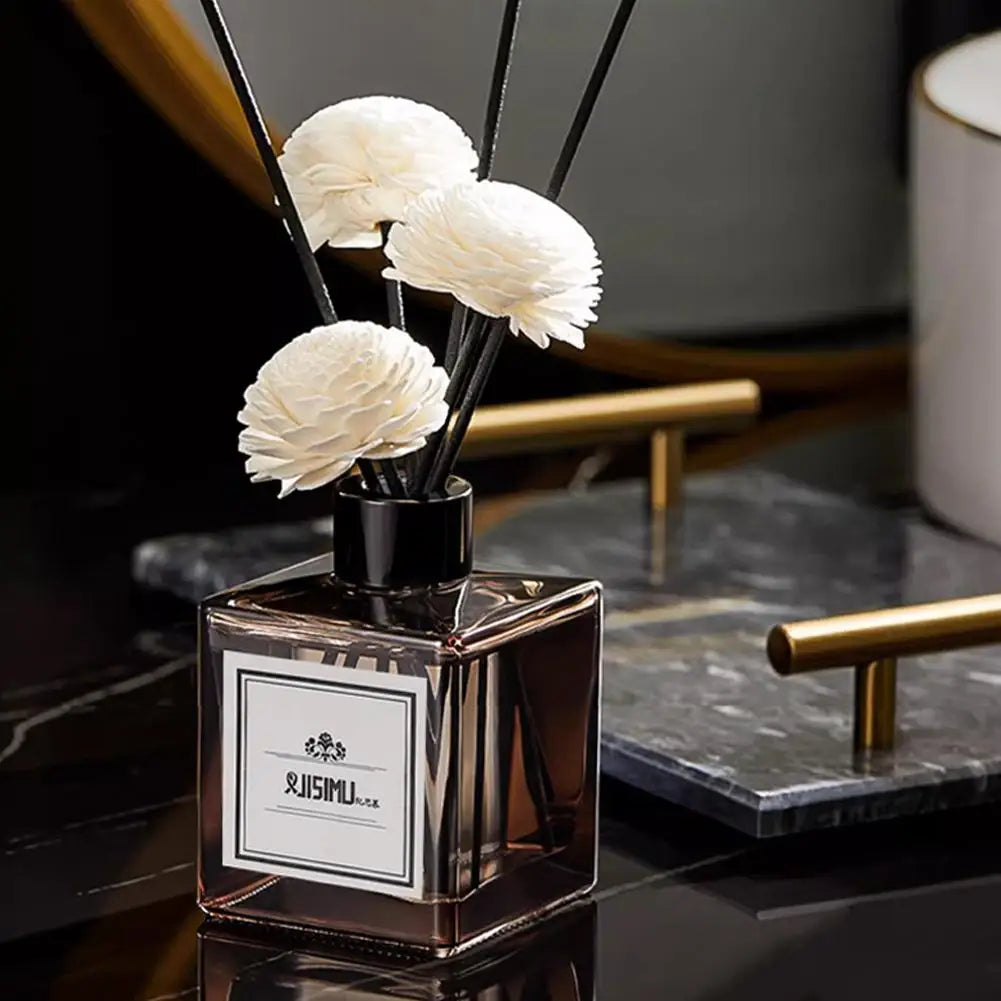 "Fireless Aromatherapy Diffuser - Long-Lasting Floral Home Fragrance for Bathroom"