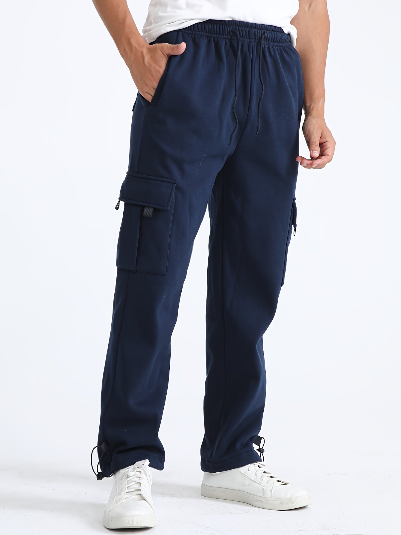 Men's Casual Multi Pockets Joggers Cargo Pants