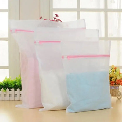 Laundry Wash Mesh Bag Zipped Clothing Care Washing Machine Washing Net Filter Protection Lingerie Underwear Bra Socks Clothes