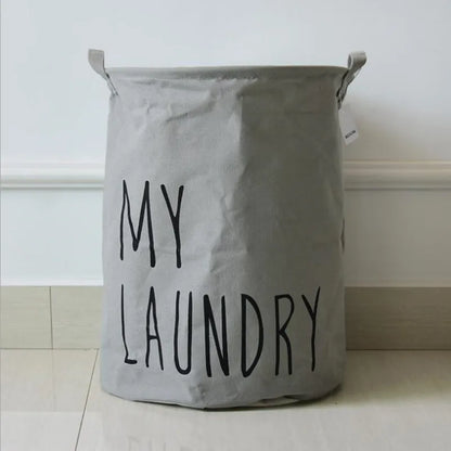 "Large Waterproof Laundry Hamper for Clothes and Toy Storage"