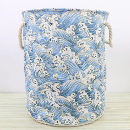 "New Large Waterproof Laundry Hamper - Clothes & Toy Storage Basket"