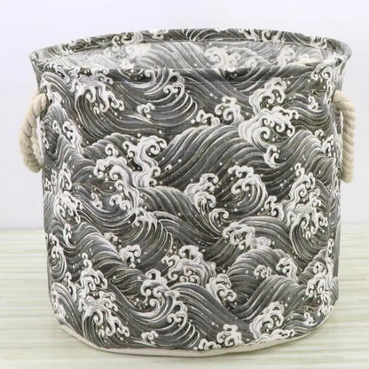 "New Large Waterproof Laundry Hamper - Clothes & Toy Storage Basket"