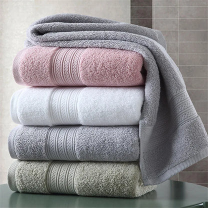 "ZHUO MO-Pakistan Cotton Bath Towel - Super Absorbent, Large & Thick"