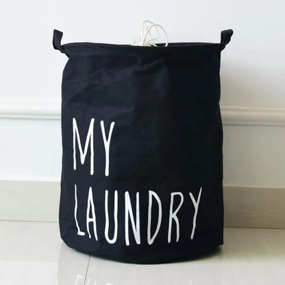 "Large Waterproof Laundry Hamper for Clothes and Toy Storage"