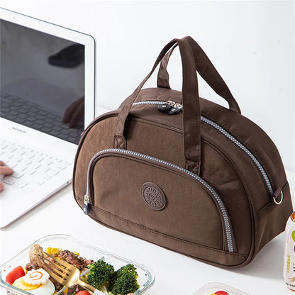 "Thick Thermal Lunch Box Bag for Women School Travel Work Insulated"