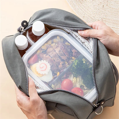"Thick Thermal Lunch Box Bag for Women School Travel Work Insulated"