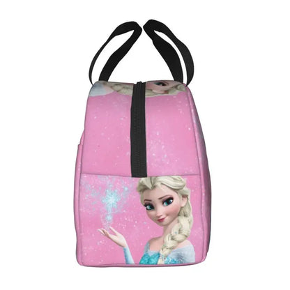 "Custom Frozen Princess Insulated Lunch Bag - Portable Thermal Tote for Kids"