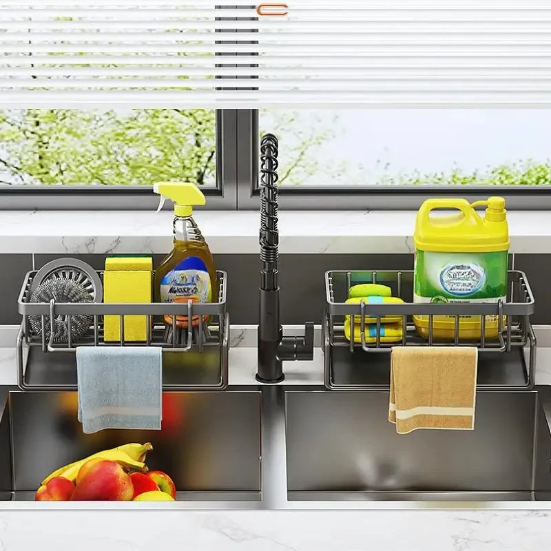 "Kitchen Storage Organizer Rack - Spice Racks & Household Shelf Accessories"