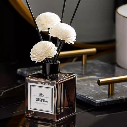 "Fireless Aromatherapy Diffuser - Long-Lasting Floral Home Fragrance for Bathroom"