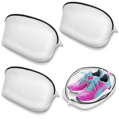 "Mesh Laundry Bag for Washing Machine - Zipped Shoe Storage & Organizer Bags"