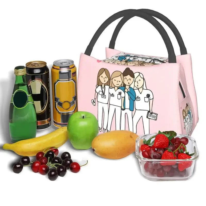 "Enfermera En Apuros Insulated Lunch Bag - Leakproof Cooler for School & Office"