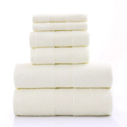 Towel Set Cotton Absorbent Bathroom Soft Kids Wash Cloths Pink Adult Hand Towel Large Bath Towel Brown Set 34X34 34X74 70X140