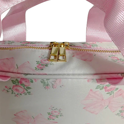 "New Bow Lunch Bag Cooler - Portable Thermal Tote for Work"