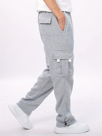 Men's Casual Multi Pockets Joggers Cargo Pants