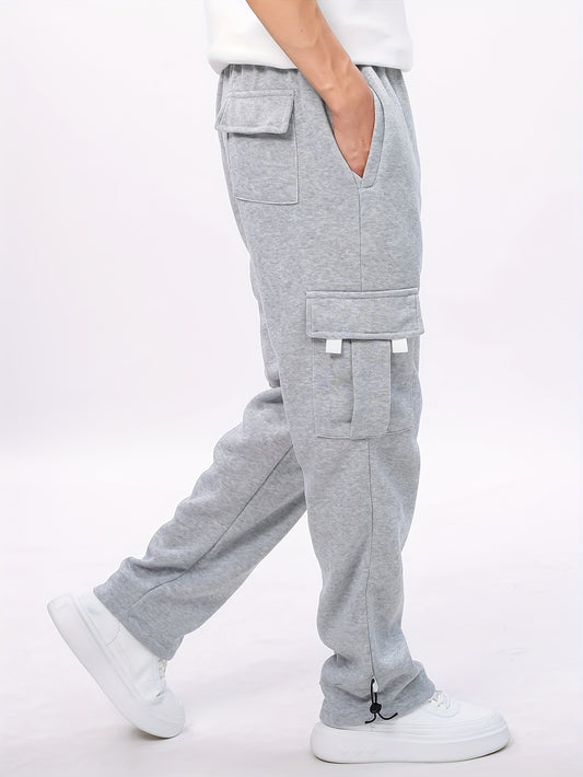 Men's Casual Multi Pockets Joggers Cargo Pants