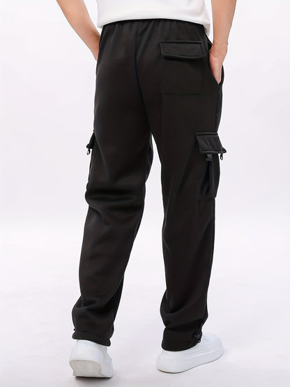 Men's Casual Multi Pockets Joggers Cargo Pants